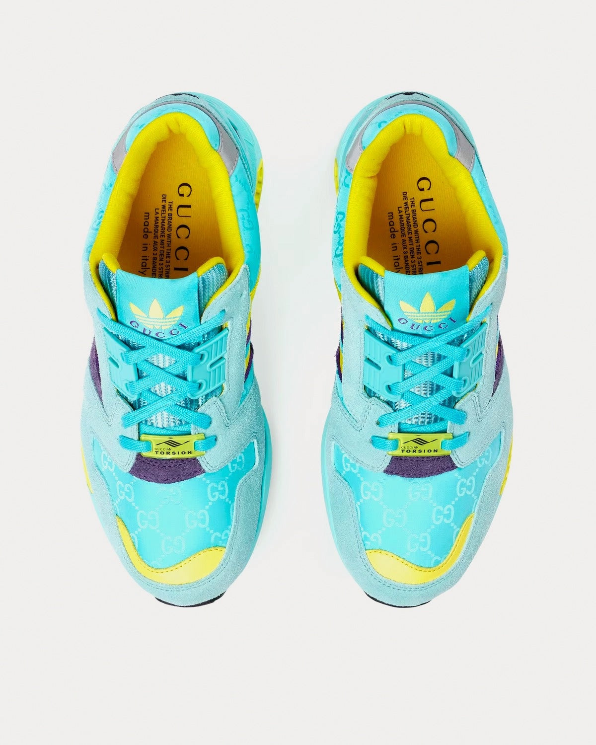 Adidas x Gucci ZX8000 Sneakers – Cyan Blue