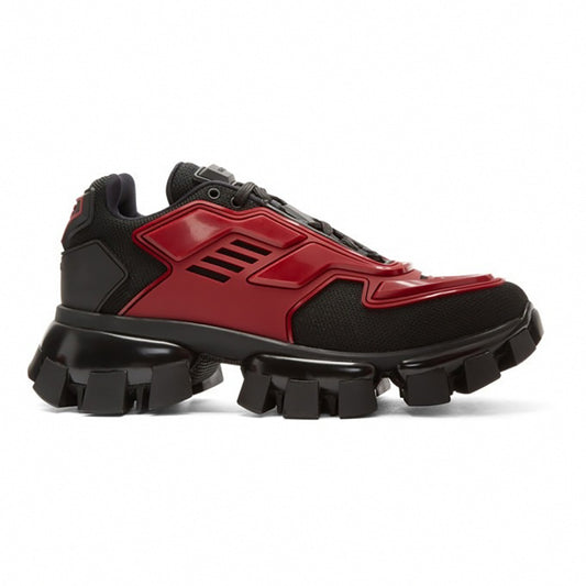 Prada Black and Red Cloudbust Thunder Sneakers