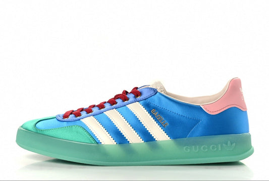 Adidas x Gucci Gazelle Sneakers 9 Jade Capri Avio